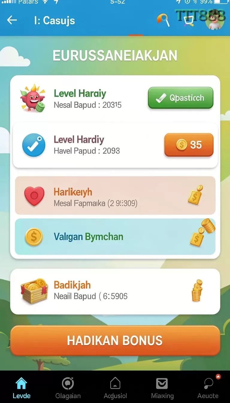 Cuplikan layar JAGOTOGEL — menu navigasi