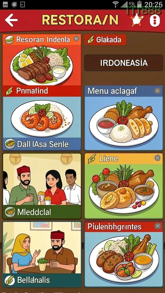 Cuplikan layar GIM999 — halaman utama